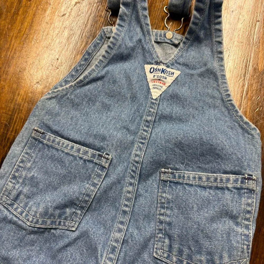 Vintage Oshkosh Overalls Size 3/6‎ Months